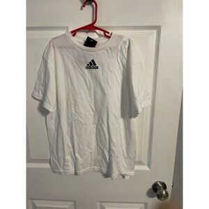Adidas Youth Short Sleeve Amplifier Tee Shirt Size M (10-12) White New With Tag